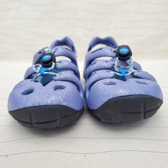 Mion by Keen Youth Purple Flowers Sandals Shoes Waterproof Hiking Swim Size 3 - Picture 4 of 10